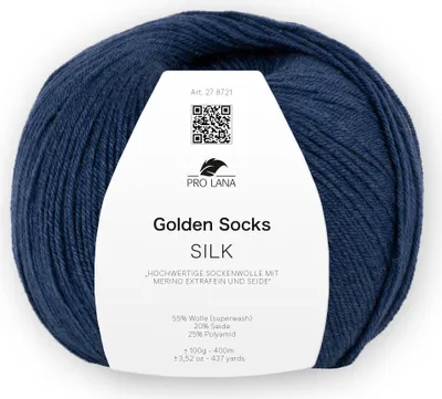 Produktbild von Pro Lana Golden Socks - Silk Farbe: 55 jeans