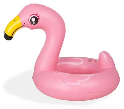 Produktbild von Heless 990 - Schwimmring für Puppen, Flamingo Ella, Größe 35 - 45 cm, für Badesp