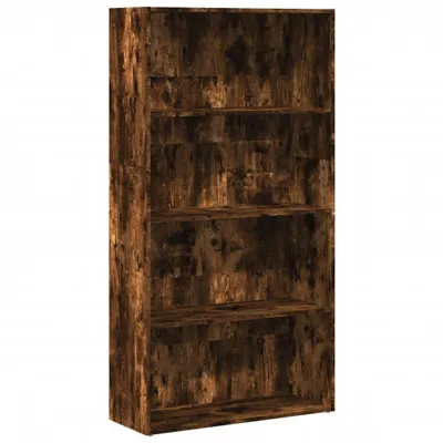 Produktbild von vidaXL Bücherregal Räuchereiche 80x30x152 cm Holzwerkstoff
