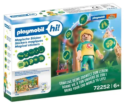 Produktbild von PLAYMOBIL hi! Magische Sticker ''Zoo 72252''