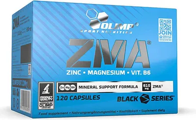 Produktbild von Olimp Nutrition ZMA, Kapsel, Vitamin B6, Magnesium, Zink, Erwachsener, 150 mg