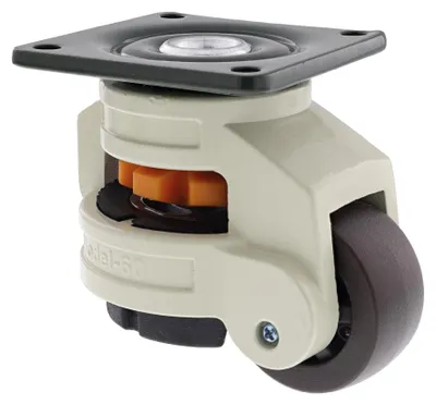 Produktbild von WAGNER Innovation-Schwerlast-Lenkrolle hart mit Nivellierfunktion Ø 50 mm Tragkraft 250 kg - 04005001