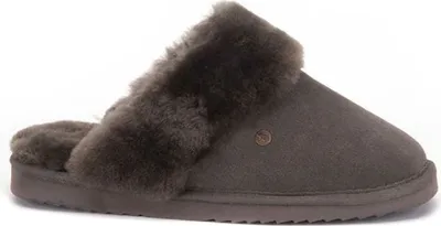 Produktbild von Warmbat Flurry Suede Pebble Brown - Damen Hausschuhe - FLS321088