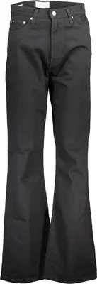 Produktbild von Damen Bootcut Jeans Schwarz mit Baumwolle - Authentischer Look