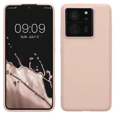 Produktbild von kwmobile Handyhülle für Xiaomi 13T / 13T Pro Hülle - TPU Case - Kabelloses Laden - Schutzhülle Cover in Coconut Swirl