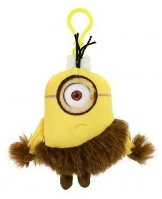 Obrázek produktu pro Klíčenka Minions Caveman z plyše 13 cm , 1 ze 2 verzí