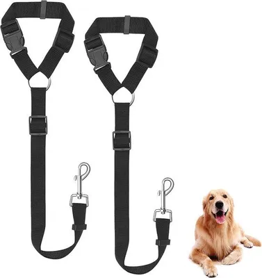 Produktbild von Verstellbare Autogurte für Hunde, 2er-Pack, Sicherheitsgurt