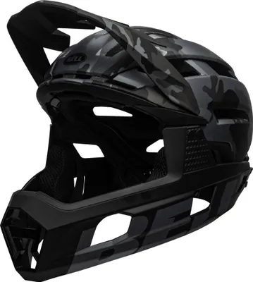 Produktbild von Bell Super Air R Spherical Fahrradhelm matte/gloss black camo L Schwarz