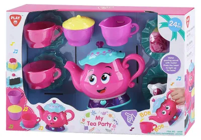 Productafbeelding van Thee servies speelgoed met licht en geluid - Thee feest set, 12-delig