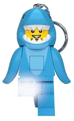 Produktbild von LEGO Classic Schlüsselanhänger mit Leuchtfunktion Hai 8 cm