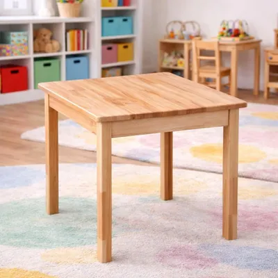 Produktbild von Kindertisch Kernbuche Kindergartentisch 60/48/55cm #2682