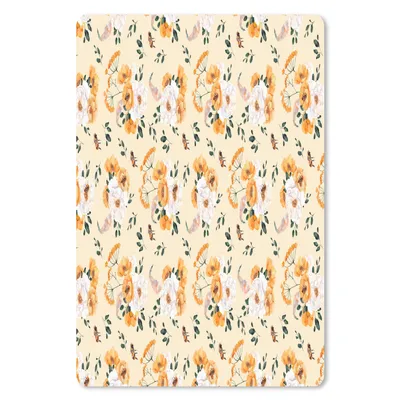Produktbild von MuchoWow® Mauspad Mousepad Blumen - Pastell - Farben 18x27 cm - Mousepads - Maus Mat - Pad - Mausunterlage