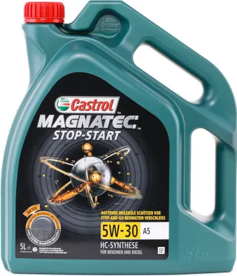 Produktbild von Castrol Magnatec Stop-Start 5W-30 A5, 5 l, 5W-30, Auto, Grün, SN, A1/B1, A5/B5
