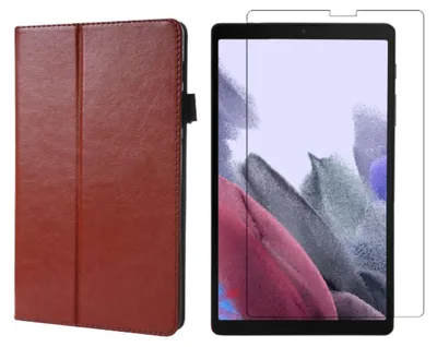 Image de 2in1 Set pour Samsung Galaxy Tab A7 Lite T220 T225 8.7 pouces avec Smartcover + verre de protection avec fermeture magnétique auto sleep/wake Cover