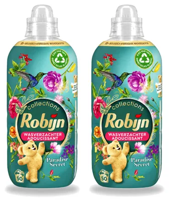 Produktbild von 2 x Robijn Collections Weichspüler Paradise Secret - 1,25 l - Vorteilspackung - 2 Stücke