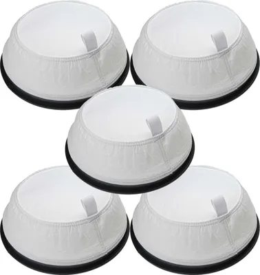 Produktbild von vhbw 5x Sackfilter kompatibel mit Nilfisk VP500, VP400 Trockensauger, Staubsauger - Ersatz-Filter Schwarz Weiß