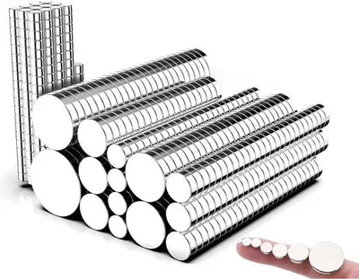 Produktbild von Starke Neodymiummagneten, 7 Größen, Büro, Kühlschrank, Weißwandtafel
