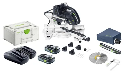 Immagine prodotto di Seghetto a batteria Festool KAPEX KSC 60 EB-Basic 18 V / 36 V 216 mm brushless + 2x batteria 4,0 Ah + caricabatterie + Systainer