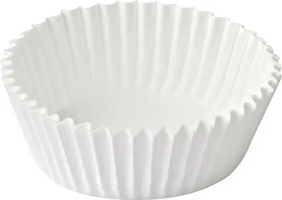 Produktbild von 1000x Gebäckkapseln weiß Ø 70 x 20 mm