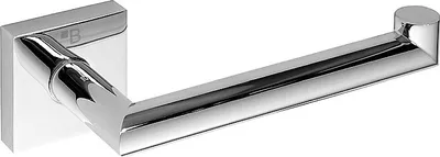 Produktbild von META Papierrollenhalter rechts Messing Chrom poliert 180x55x70 mm für Bad & WC >> zum Bohren oder Kleben
