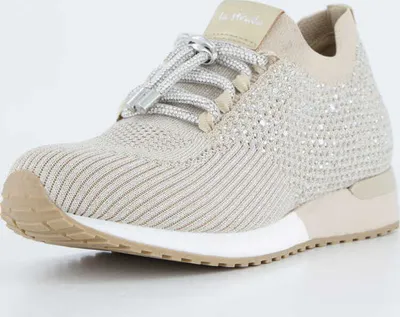 Produktbild von la Strada 2402250 4504 Damen Sneaker Hellbeige, Beige, Gr. 36