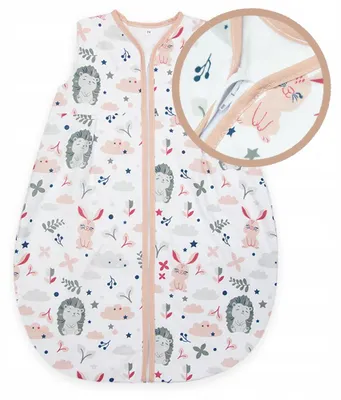 Produktbild von Ankras Sommer Baby Schlafsack 56-62 0,5 TOG Baumwolle