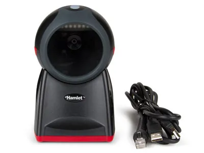 Zdjęcie produktu dla Hamlet Stacjonarny czytnik kodów kreskowych 1D/2D CMOS USB Czarny HBCS-2D360