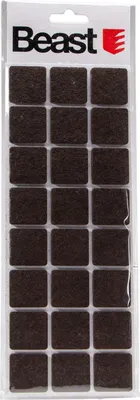 Produktbild von Selbstklebende Filzgleiter Möbelgleiter 24 Stück schwarz 28x28mm - Bodenschutz für Möbel