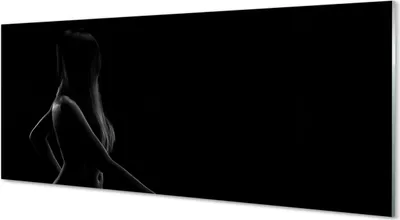 Produktbild von Glasbilder 125x50 Wandkunst Weiblich lange Haare