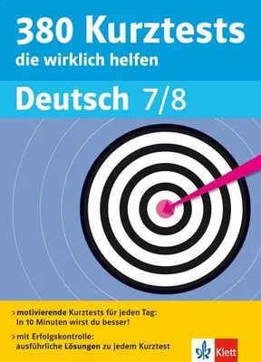Produktbild von 380 Kurztests die wirklich helfen Deutsch 7./8. Klasse