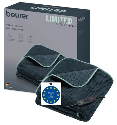 Produktbild von Beurer HD 65 Heizdecke Dunkles Grau Fleece