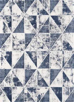 Produktbild von Designer-Teppich HARMONY, Sanat 3212 dunkelblau , Größe: 80 x 300 cm
