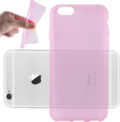 Produktbild von Cadorabo Hülle für Apple iPhone 6 / 6S Schutz Hülle in Pink Schutzhülle TPU Silikon Cover Etui Case