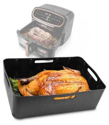 Produktbild von Duronic AFL2 Silikonform, ein Antihaft Silikoneinsatz, Wiederverwendbar, Airfryer- Zubehör, Airfryer Accesories, Kompatibel AF34 & AF24 & anderen Dualzone Airfryer
