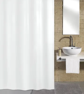 Image de Kleine Wolke rideau de douche Kito 180 x 200 cm blanc