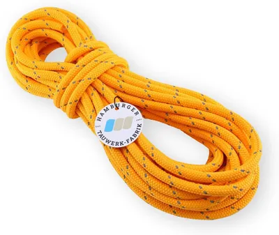 Produktbild von ECO-Flash Outdoorseil in Gelb – reflektierender Kennfaden – Ø 10 mm – 5 m – schwimmfähiges Polypropylen-Seil – wetterfest und robust für Camping, Boot, Garten und Outdoor-Aktivitäten