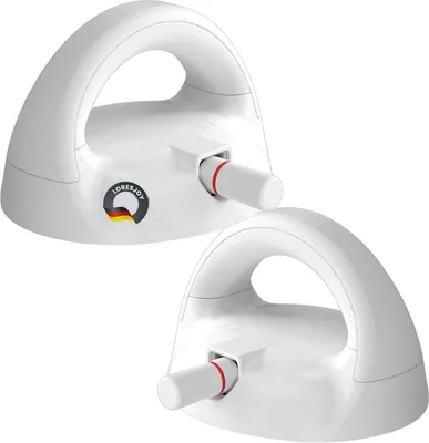 Immagine prodotto di Maniglia per anziani con grande ventosa - Maniglia per doccia portatile per la sicurezza in bagno - 2 pezzi