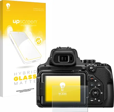 Produktbild von upscreen Entspiegelungs Schutzglas für Nikon Coolpix P1100 Schutzfolie Panzer Folie Glas Display Schutz matt