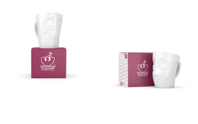 Produktbild von Fiftyeight Henkelbecher-Set 2-tlg. 350 ml Nr 006 weiß Kaffeebecher Mug