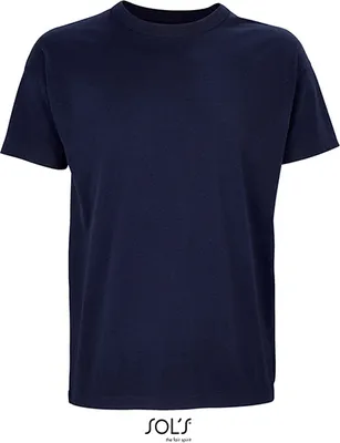 Obrázok produktu pre SOLs 03806 | Pánske tričko Boxy Oversized - česaná organická bavlna - farba: French Navy - veľkosť: L