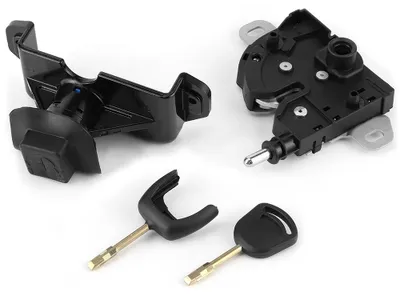 Image de Cylindre de serrure de capot avec 2 clés, référence 6C1A-16D748-AB, compatible avec Ford Transit MK7 (modèles de 2006 à 2011)