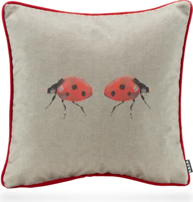 Produktbild von H.O.C.K. Bugs Kissen ca. 45x45cm Marienkäfer (04)