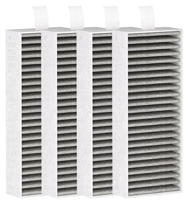 Productafbeelding van Actiefkoolfilter, 4 stuks – Compatibel met Siemens HZ9VRCR0, Bosch HEZ9VRCR0, Neff Z821VR0, BSH 9001421821