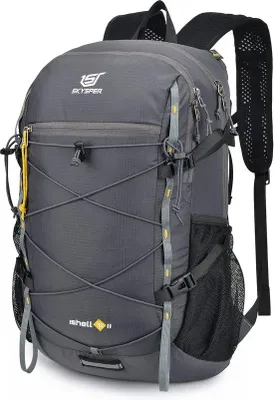Produktbild von Famanu Faltbare Rucksack 30L - Ultraleicht, Wasserdicht, Ideal für Camping, Wandern und Reisen