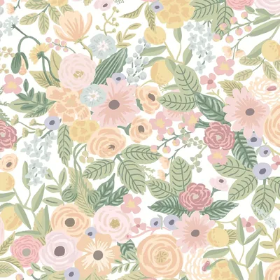 Imagen del producto de Papel tapiz adhesivo con diseño de flores, 41 x 300 cm, resistente al agua, ideal para salones
