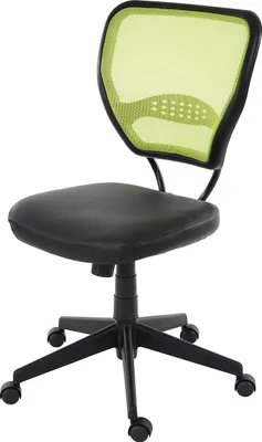 Produktbild von Profi-Bürostuhl Seattle, Chefsessel Drehstuhl, 150kg belastbar, Kunstleder  grün ohne Armlehnen