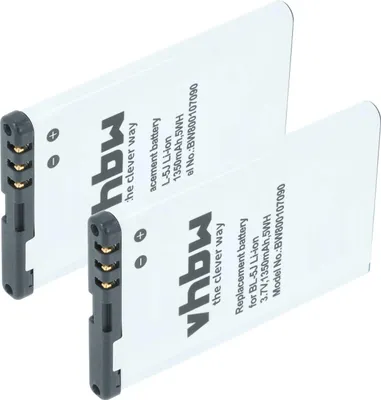 Produktbild von vhbw 2x Akku kompatibel mit Siemens Gigaset SL930A, SL930H, SL930 schnurlos Festnetz Telefon (1300 mAh, 3,7 V, Li-Ion)
