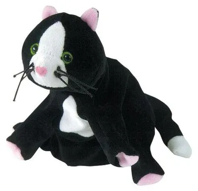 Image de Beleduc Marionnette Chat - noir - Marionnette pour enfants
