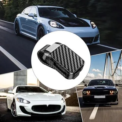 Produktbild von Sonnenbrillenhalter für die Auto-Sonnenblende, praktischer Organizer als Autozubehör für Reise und Fahrt