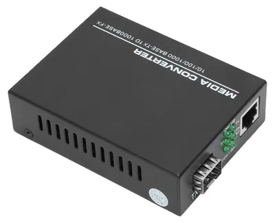 Obrázok produktu pre Gigabitový mediálny konvertor SFP na RJ45, 10/100/1000Base TX/FX, pre viacvláknovú optickú sieť Ethernet